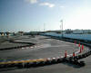 Last Turn and Pit Lane alongside wall